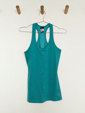 Nike Dri-Fit Sleeveless Tank Top – Turquoise, Women's S